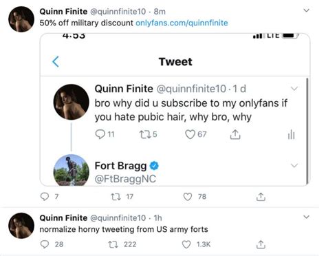 quin finite leaks|NSFW: The OnlyFans Model That Fort Bragg Got Horny